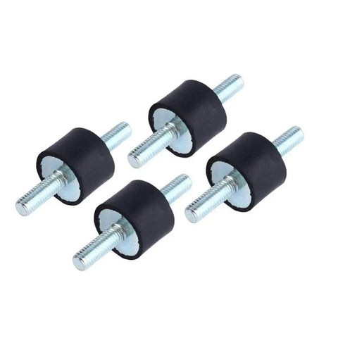 4 Pcs M6 Rubber Anti Vibration Isolator Mounts For Air Compressors And Pumps With Screws 20 By 15 Mm Heavy Duty Shock Absorbers