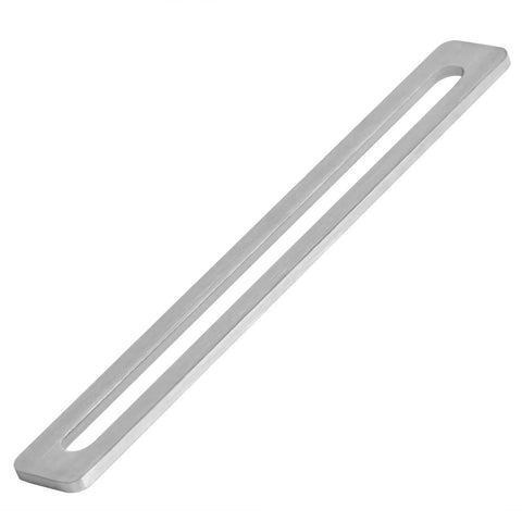 6 Pcs Slotted Flat Mending Plates 8 x 1 Inch Stainless Steel 201 Brushed Finish 5/32 Inch Thick with Screw Holes