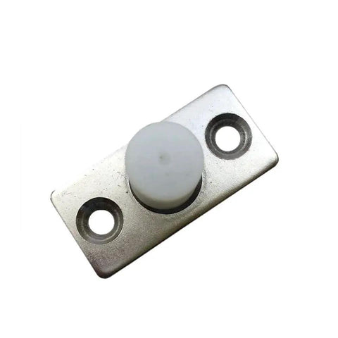 Two Piece Sliding Barn Door Roller Guide With Nylon Guide Wheels Floor Rail Roller System Heavy Duty Metal Hardware For Home Doors