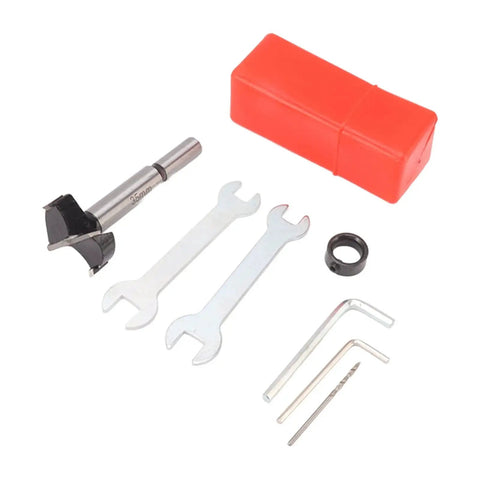 35mm Secret Hinge Boring Jig Kit For Aluminum Alloy Woodworking Guide Locator With Pro Grade Carbide Drilling Adjustable 15 To 25mm Board Thickness