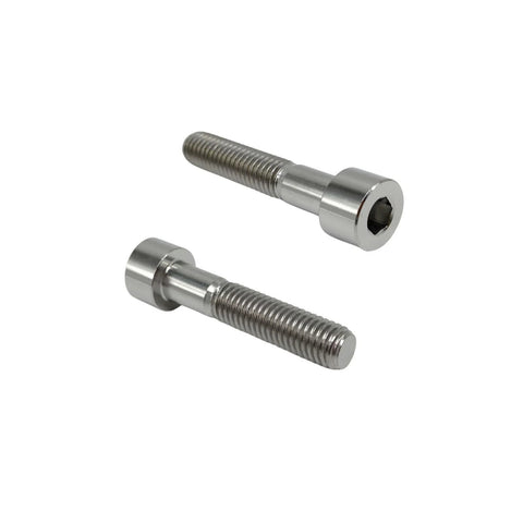 Two pieces of M5 Titanium Socket Cap Screws Set M5x28mm Grade 5 Ti6Al4V Hex Socket Bolts DIN912 lightweight corrosion resistant