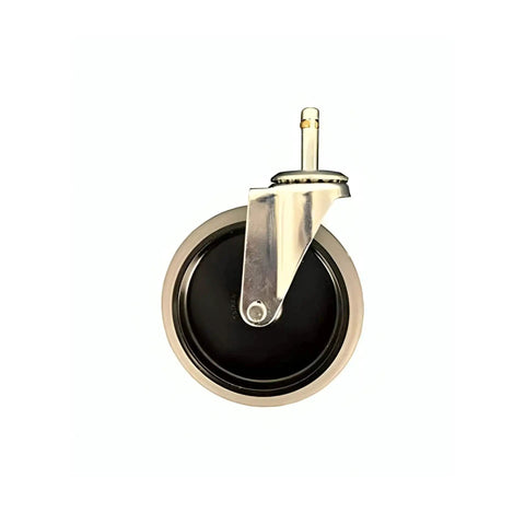 Panellift 5 Inch Caster Gray for Panellift Models 138 2 and 125, genuine Panellift accessory, metal wheel assembly, front view.