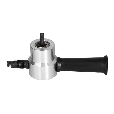Double Head Metal Nibbler For Cutting Iron Steel Copper And Aluminum with black handle and drill attachment
