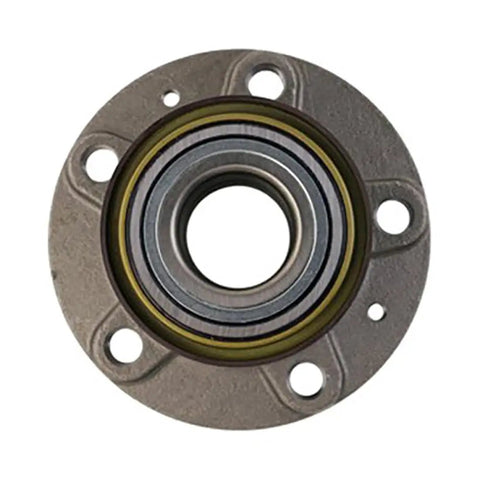 Front view of Rear Wheel Bearing Hub Assembly For Ram ProMaster 1500 2500 3500 Fits 2014 2015 2016 2017 2018 2019 Beefed Up Heavy Duty Wheel Hub Replacement Kit OEM Style Ready To Roll 3.0L Engine