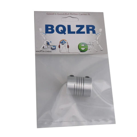 BQLZR 5x8mm CNC stepper motor shaft coupler, flexible metal coupling in clear package