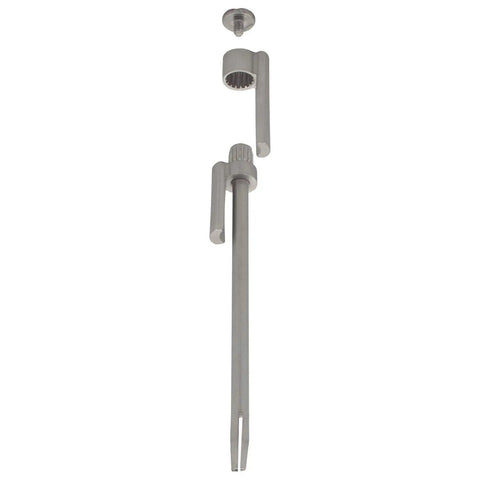 Door Saver Hinge Pin Stop for Three Inch to Four and a Half Inch Residential Hinges Satin Nickel Finish by Nuk3y