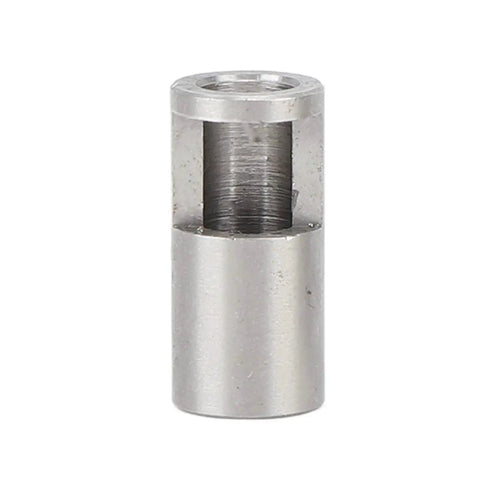 3 Pack Pinion Reducer Sleeve 8mm To 5mm Shaft Adapter For RC Cars Stainless Steel, front view of single sleeve, durable construction