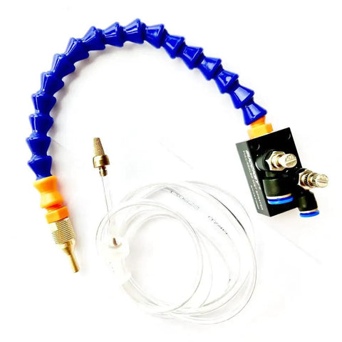 Mist Coolant Lubrication Spray System For Milling Machines And CNC Machining Tools Adjustable Nebulizer Gas And Coolant Flow Mini Mill Lathe Kit