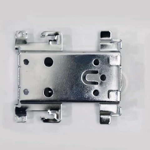 4 Piece Upgrade Sliding Door Roller Wheels For Wooden Doors With Bearings, demonstrating metal frame and wheel assembly.