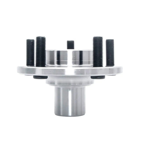 Front view of Front Wheel Bearing Hub Assembly For 2010 2013 Ford Transit Connect Front Position 5 Lug Set Of 2 Plug And Play