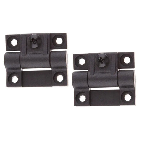 Adjustable Position Control Torque Hinge Two Pack For 43mm By 36mm Plastic Hinge With Four Pre Drilled Countersunk Holes Black E6 10 301 20 Series