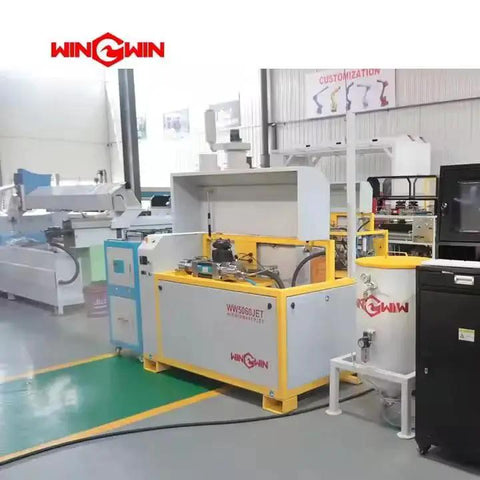 Pro Grade High Pressure Waterjet Intensifier Pump For Waterjet Cutting Machine 5200515 Durable Cylinder Unit Built To Last With Long Service Life And Spare Parts Included in an industrial setting