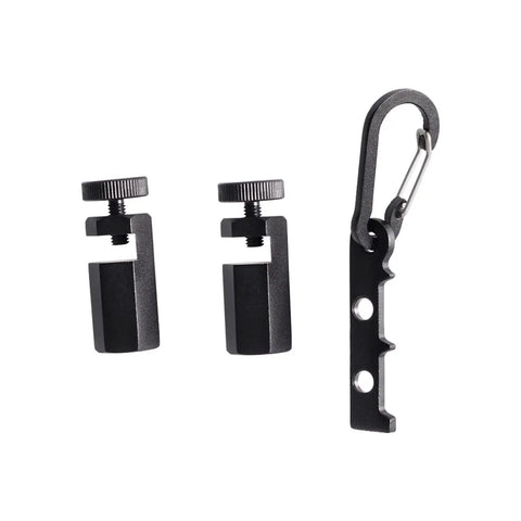 Pro Grade Tall Stair Gauges With Clip And Holder Carabiner For Framing Squares, Built To Last Aluminum Alloy Rafter Gauge And Stringer