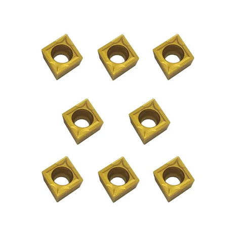 20 Pack Carbide Turning Inserts CCMT09T304 CCMT32.51 Multilayer Coated Inserts For CNC Lathe 80 Degree Indexable