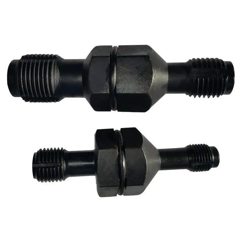Spark Plug Thread Chaser Kit For M10 X 1.0, M12 X 1.25, M14 X 1.5, M18 X 1.5 Rethreads And Cleans Damaged Spark Plug Holes, side view.