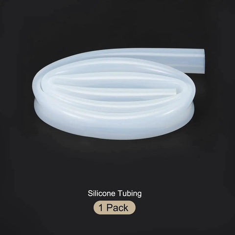 Coiled 0.9m 3.3ft Clear Silicone Tubing 19mm ID By 23mm OD Industrial Grade Plastic Hose For Pumps Siphoning Drainage Irrigation