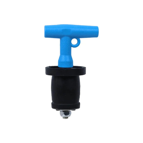 Rugged Stainless Steel Deck Drain Plug Fits One And Three Quarters To Two And A Quarter Inch Openings With Universal Rubber Expansion Seal