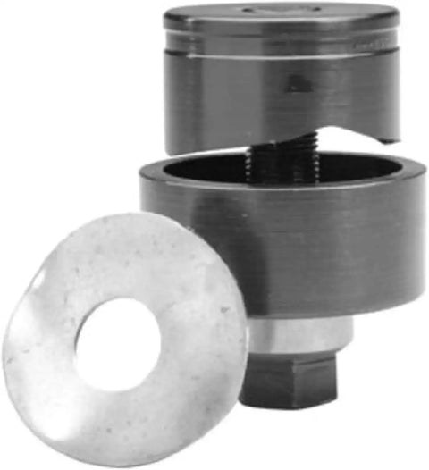 3/4 Inch Standard Knockout Punch Assembly with die and draw stud for battery, hydraulic, ratchet, or manual drivers, round metal set
