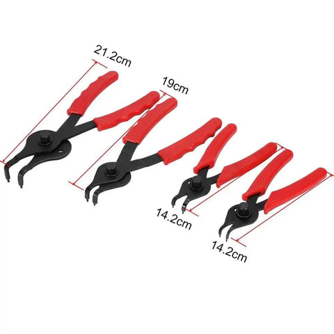 Heavy Duty Snap Ring Pliers Set 11 Piece For Internal And External Circlip Rings Retaining Ring Removal Tools