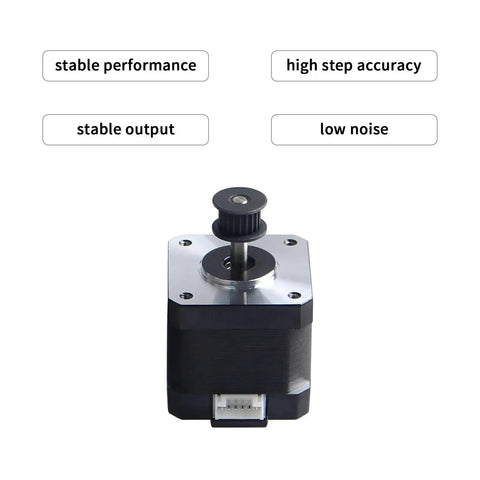 Z Axis Nema 17 Stepper Motor Replacement For Crealty K1 And K1C 3D Printer 42x40mm Body 1.8 Degree Step with 20 Tooth 2GT Pulley