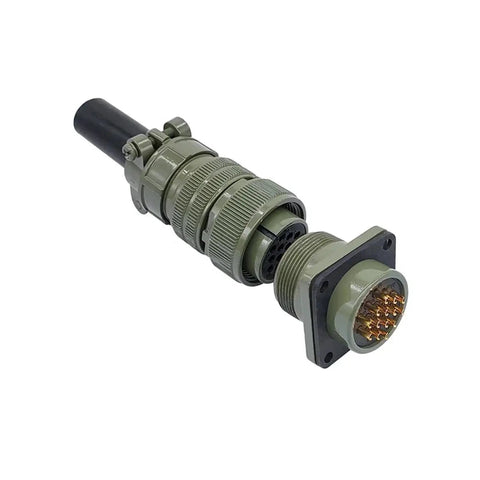 Circular Connector 20-29 Series MIL-C MS3106 MS3108 Plug And Socket Set with 20-18S Configuration, rugged military grade cable connector.