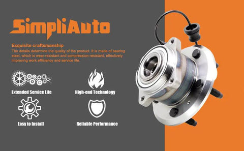 Pair Of Rear Wheel Hub Bearing Assembly 512358 For Chevy Captiva Sport 2012 To 2015 Equinox 2007 To 2009 Pontiac Torrent 2007 To 2009 Saturn Vue 2008 To 2010 Suzuki XL 7 2007 To 2009 With ABS And Five Lugs For Your Ride