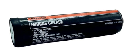 Side view of All Purpose Marine Grease 14.1 Oz Tube Cartridge OEM ACC-GREAS-14-CT, labeled for extreme conditions and corrosion prevention.