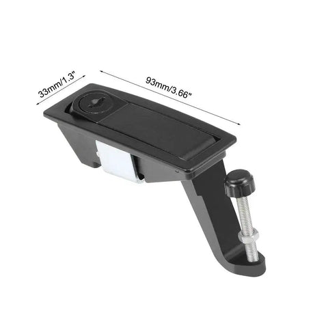 Push Button Pop Up Cabinet Lock With Key Two Pack Black Cam Lock For Cabinets Cash Registers And Coin Deposits Heavy Duty Zinc Alloy