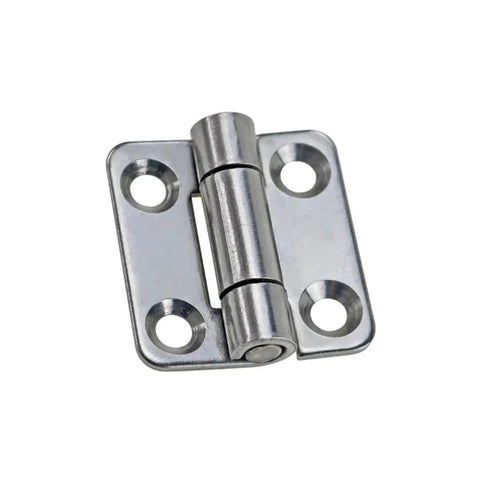 304 stainless steel damping shaft hinge with dual mounting plates, 35x37 mm, random stop torque