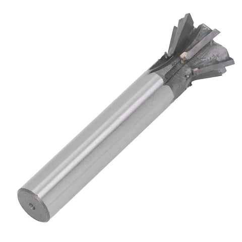 60 Degree Dovetail Cutter With 6 Flutes Carbide End Mill, Straight Shank, 30mm And 1.2in Slotting Milling Cutter For Metalworking Pros