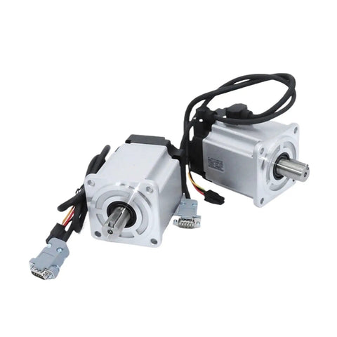 Boss Level 400W AC Servo Motor For 3D Printers With Single Phase 220V Drive, 1.27Nm Torque in silver casing