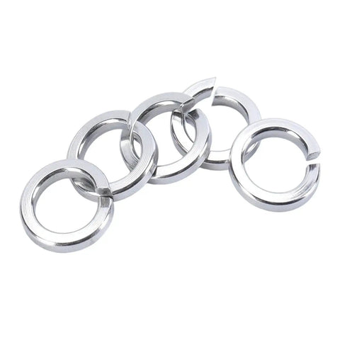 Heavy Duty M12 Split Lock Washers 100 Pack 304 Stainless Steel Rust Resistant Spring Lock Washers for Industrial Use