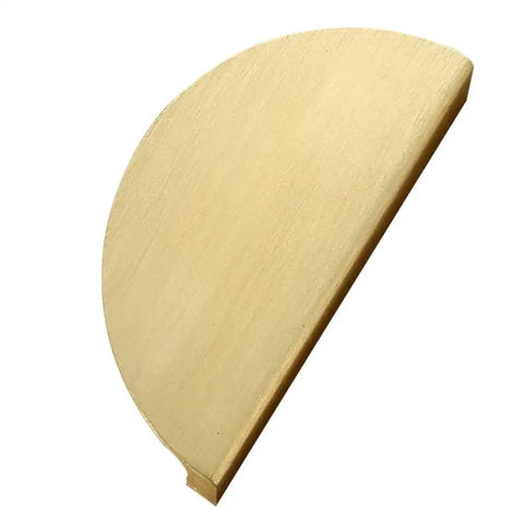 4-Piece 3.9 Inch Half Moon Drawer Pull Handles In Brushed Gold Semicircle Design For Cabinets, Dressers, Kitchen And Book Cabinetry