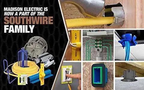 Smart Box Shark Tooth Fixture And Ceiling Electrical Box With Hole Saw For Precise Cuts And Quick Install Southwire MSBST250