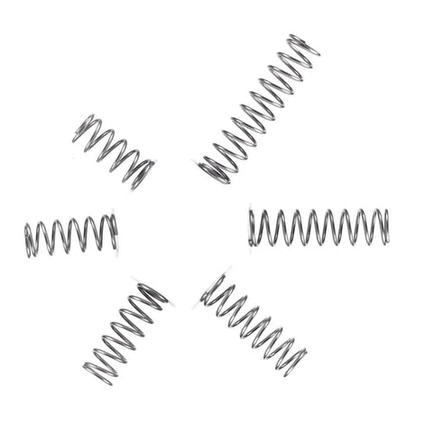 6 stainless steel compression springs for DIY repair projects