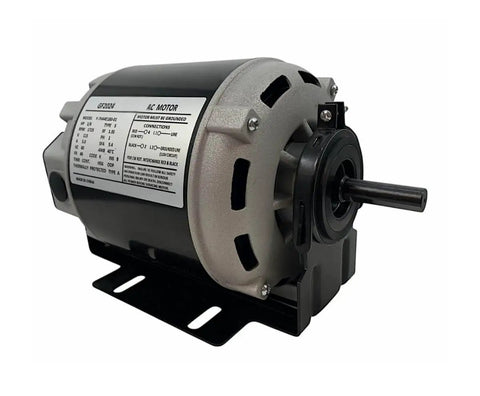 1/4 HP Belt Drive HVAC Fan Motor GF2024 Single Unit 115V 1725 RPM Reversible Sealed Ball