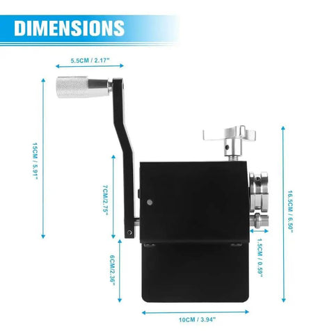 Dimensions of Bead Roller Tool For Tubing Beading Five Eighths Inch And Larger Intercooler And Intake Tubing Aluminum Steel And Stainless