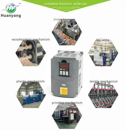 110V To 220V Variable Frequency Drive For 3 Phase Motors With Single Phase Input featuring various industrial applications