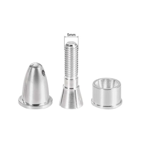 4 Pack Aluminum RC Airplane Propeller Adapters For 3mm Shaft To 5mm Output Axle Spinner Saver For Brushless Motors