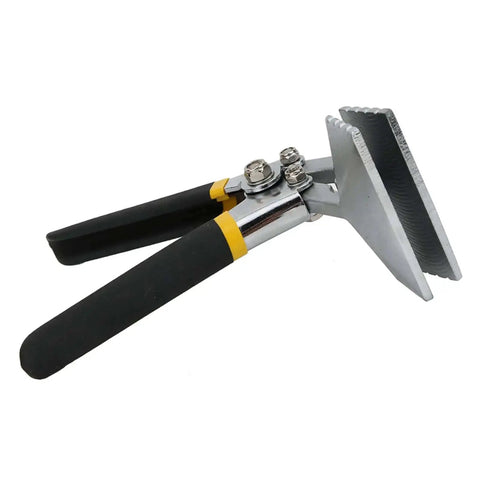 Forty Five Steel Bending Pliers with Quarter Inch Bend Increments, heavy duty, drop forged jaws, double dipped grips, metal sheet bender