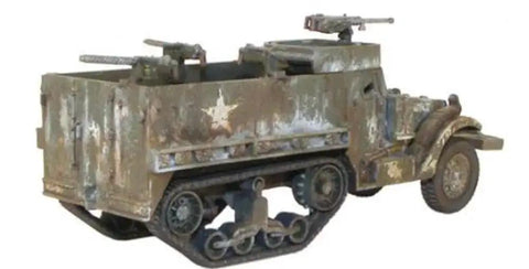 US Army M3A1 Half Track Scale Model Kit For Bolt Action War Gaming One To Fifty Six Scale 28mm, detailed WWII miniature