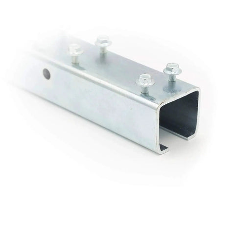Heavy Duty Industrial Flat Cable C Track Festoon Kit 10 Meters 4x4mm2 metal component with bolts, side view
