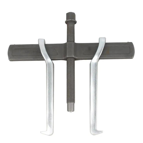 Front view of 12 Inch Two Jaw Gear Puller with Reversible Claws for Pulley Flywheel and Bearing Removal in forged chrome vanadium steel