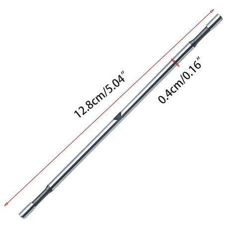 Metal Cutting Double Head Sheet Nibbler Cutter Drill Attachment For Precision Measuring Screws Kit showing dimensions