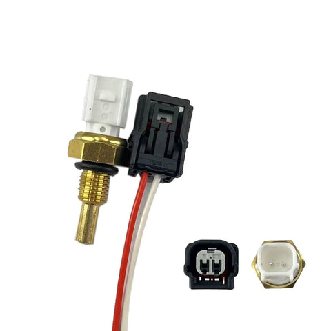 Premium Replacement Direct Fit No Hassle Coolant Temperature Sensor With Connector Pigtail Harness For Honda Vehicles
