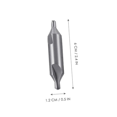 High Speed Steel Center Drill Bit Set With 60 Degree Chamfering For Woodworking And Metalworking 12 Piece Pro Grade