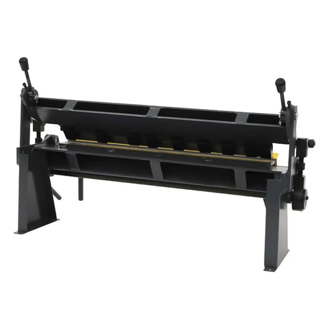 24 Inch Sheet Metal Bending Brake For Pro Grade Metalwork Industrial Box Pan Brake Machine 20 Gauge Mild Steel Capacity
