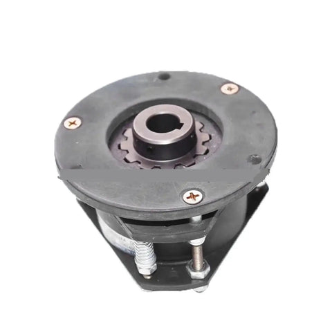 Electromagnetic clutch brake unit, gray metal housing with mounting bolts, DC24V/DC90V power-off brake