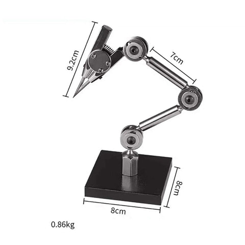Universal Welding Fixture With Clamp Rebound Jig And Third Hand Soldering Station For Jewelry Making And Fine Welds Cast Iron Base