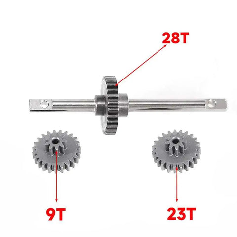Steel Transmission Gear Set Upgrade For 1/12 RC Cars And Crawlers Compatible With MN82 MN82S LC79 MN78 MN168 MN99S